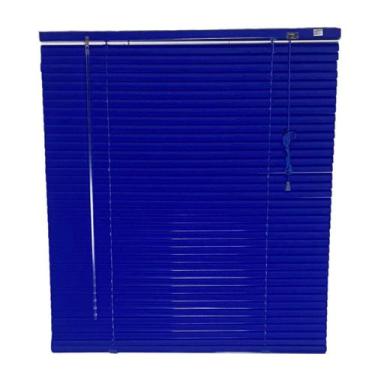 Imagem de Persiana Horizontal Aluminio 25Mm Azul 160 L X 160 A Cm - Euroflex