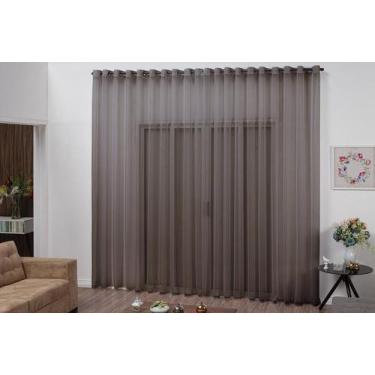 Imagem de Cortina Decorativa Cor Tabaco Com Ilhós 5,00 X 2,80 Metros - Beatriz E