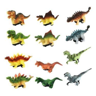 Imagem de Kit 2 Un Ovo Surpresa Dino Pullback Carrinho Colecionável - dmtoys