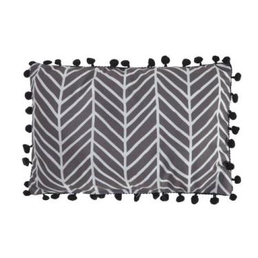 Imagem de Almofada Decorativa Pompom Infantil  em suede 1 peça - Marina Enxovais