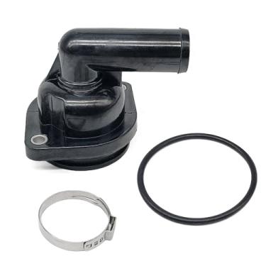 Imagem de SIIMOO Kit de termostato e caixa 18-3633 18-3635 Adequado para motores de popa Mercury Mariner 75 80 90 100 115 150 HP Substituição para 892864T06 8M0090819 892864A06 Conjunto de carcaça do termostato