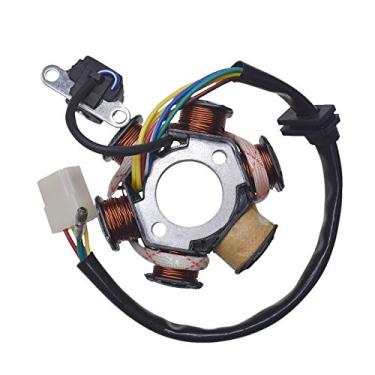 Imagem de Estator de volante magnético de 5 fios de 6 bobinas para motor 50cc 90cc 110cc 125cc quadriciclo bolso moto scooter buggy go kart