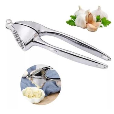 Imagem de Espremedor Amassador Triturador De Alho Inox Muito Forte - FRIGOPRO