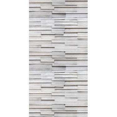 Imagem de Papel De Parede Adesivo  Filete de Pedra Cinza Claro PE 09 - IC DECOR