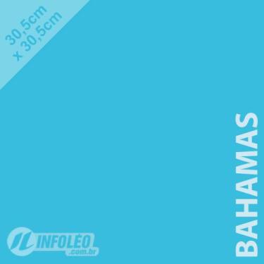 Imagem de Papel 180 gramas 30,5x30,5cm Bahamas (Azul Piscina) Color Plus - 10 un