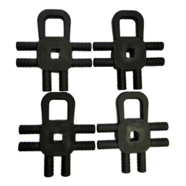 Imagem de Distribuidor de vacuo ordenhadeira tipo quadrada- Kit 4 UN - Gimenez