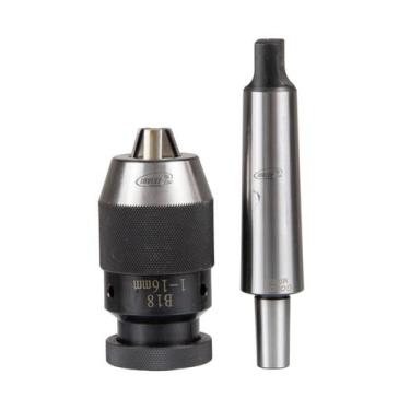Imagem de Mandril Aperto Rápido 5/8 0 A 16mm + Haste Cone Morse 4 - Goldy