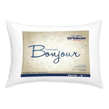 Imagem de Travesseiros Bonjour Ortobom Fibra Siliconizada Antialérgico - VIAR EX