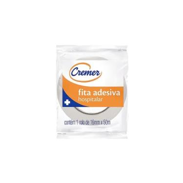 Imagem de Fita Hospitalar Adesiva Branca 16MM X 50M - Cremer