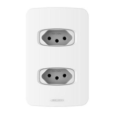 Imagem de Conjunto 1 Tomada 10A + 1 Tomada 20A - Alumbra Gracia - G007