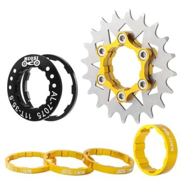 Imagem de ZOCKZ Roda dentada de cassete de velocidade única 12/13/14/15/16/17/18/19/20/21/22T MTB Kit de conversão de velocidade única bicicleta roda dentada de cassete de bicicleta de velocidade única para