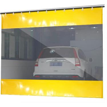 Imagem de Gazebo Painel lateral encerado impermeável transparente cortinas de lona ao ar livre para jardim, pérgola, garagem, pode ser personalizado, transparente, 26,25 x 9,84 pés/8 x 3 m