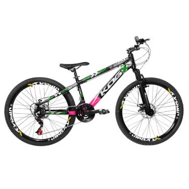 Imagem de Bicicleta Para Grau Aro 26 KOG 18v F. Disco Freeride Full X25 Tipo Viking