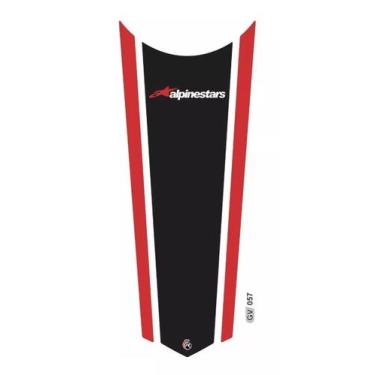 Imagem de Adesivo Faixa  Gravata  Tanque Resinado Cg Apinestars 057 - Resitank