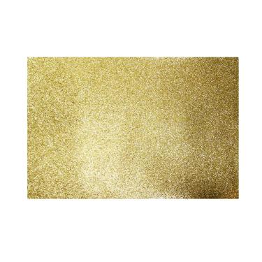 Imagem de Placa eva Glitter SilverFestas 5 Folhas 40x60/2mm Dourado Claro