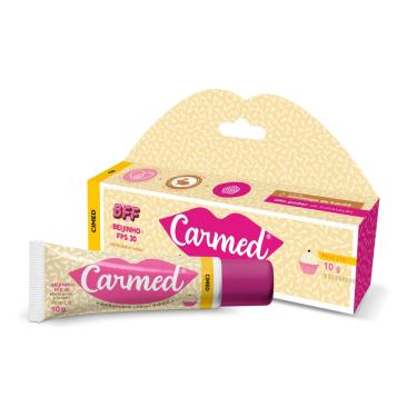 Imagem de HIDRATANTE LABIAL BEIJINHO FPS 30 COM MANTEIGA DE KARITÉ CARMED BFF CAIXA 10G