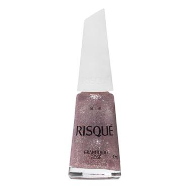 Imagem de Esmalte Risqué Efeitos Glitter Granulado Rosé 8ml