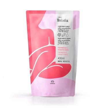 Imagem de Natura tododia hidratante framboesa E pimenta rosa refil 400ml