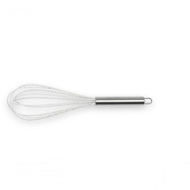 Imagem de Batedor Manual Fio Inox Com Silicone 30 Cm Cor Vanilla Linha Duo Brinox Vanilla