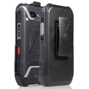 Imagem de Coldre para Sonim XP5s, Nakedcellphone Black [Rotating/Ratchet] Capa com clipe de cinto [com suporte] para telefone Sonim XP5s (XP5800)