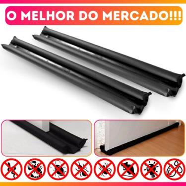 Imagem de Kit 2 Protetores Rolinho Veda Porta Impermeável 80cm material sintétic