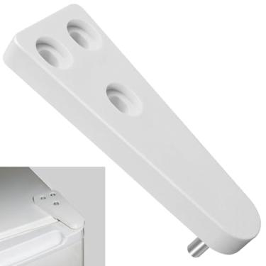 Imagem de Dobradiça superior mini compacta para freezer 302985 303001 compatível com Kenmore Maytag e Frigidaire Sanyo, encaixe do lado direito ou esquerdo - branco
