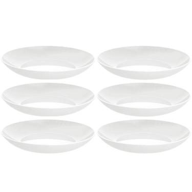 Imagem de Conjunto 6 Pratos Fundos Porcelana Branca 22cm Sophia Sopas Tramontina