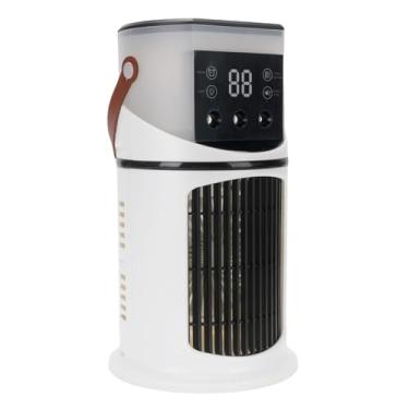 Imagem de Ar Condicionado Portátil, Mini Refrigerador de Ar Evaporativo, Ventilador de Resfriamento de Ar Pessoal Com 7 Cores Leves, 6 Velocidades e Sprays de Ar Frescos Umidifico AC