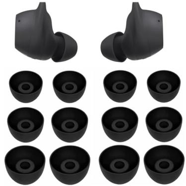 Imagem de Fones de ouvido de substituição para fones de ouvido compatíveis com fones de ouvido Samsung Galaxy Buds FE, substituição de pontas auriculares de silicone JNSA para Galaxy Buds FE, P/M/G 6 pares,