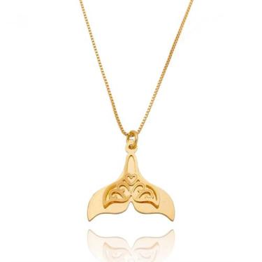 Imagem de Colar Rabo de Sereia Duplo de Semijoia - Cirulli Semijioas