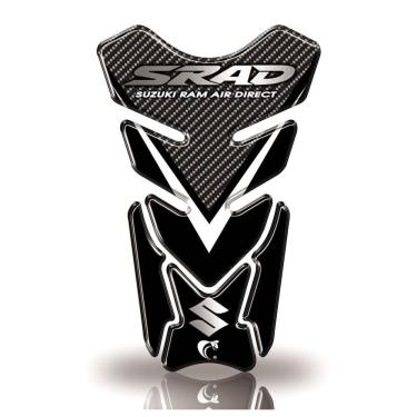 Imagem de Protetor De Tanque Adesivo Moto Suzuki Srad Preto