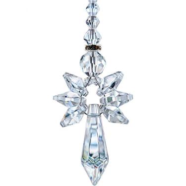 Imagem de Pêndulo Mobile Suncatcher Anjo De Cristais Multifacetado Lorben 17,5cm Feng Shui Decoração Gt6141