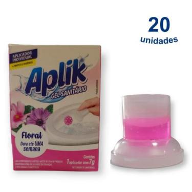 Imagem de 20 Gel Sanitário Adesivo Vaso Lavanda Marine Limão Floral Pinho Eucali