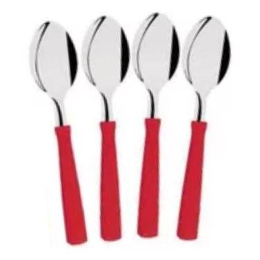 Imagem de Conjunto 4 Colheres Chá Sobremesa Inox New Kolor Tramontina - Napolest