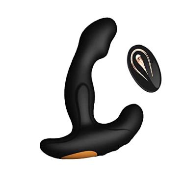 Imagem de Estimulador Massageador de Próstata Vibração múltipla Controle Remoto Sem Fio Poderoso Vibração Anal Beads Butt Plug Amal Shaking Stopper para Homens/Mulheres,Camiseta,USB Recarregável Smooth pxF