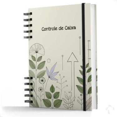 Imagem de Caderno De Controle De Caixa Capa Dura  Fluxo Diário Grow Up - NISTI P