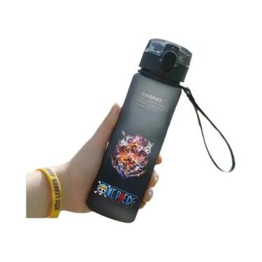 Imagem de Garrafa De Água Esportiva Portátil De Grande Capacidade Com Tampa Flip