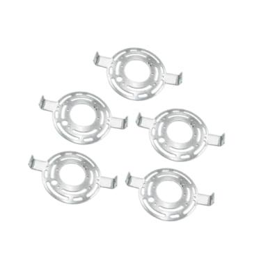 Imagem de IEUDNS 5x Suporte de montagem de luminária, placa de teto redonda, placa transversal para luminária de parede, luminária pendente, 125 Milímetros