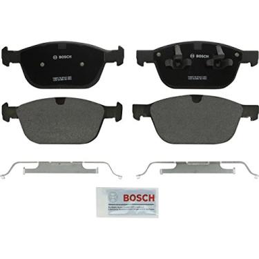 Imagem de BOSCH Conjunto de pastilhas de freio a disco semimetálicas premium QuietCast BP1412 – Compatível com Volvo XC60, XC90; dianteiro