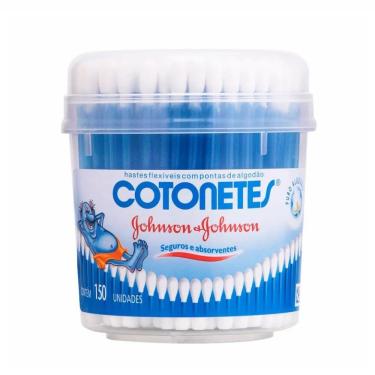 Imagem de Hastes Flexíveis Johnson & Johnson Cotonetes Pote 150 Unidades