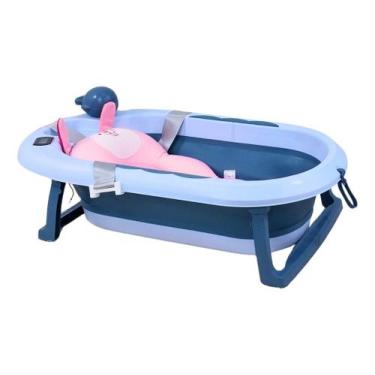 Imagem de Banheira Retrátil C/ Termômetro Embutido E Suporte Flutua Rn - Tibaby,