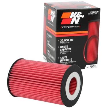 Imagem de K&N Filtro de óleo premium: Protege o seu motor: Compatível com modelos selecionados MERCEDES BENZ/FREIGHTLINER/DODGE/JEEP (veja a descrição do produto para lista completa de veículos compatíveis), HP-7028