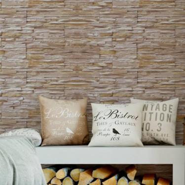 Imagem de Papel De Parede Adesivo Canjiquinha Filete Nature Sala 1.5m - DELIQUAD