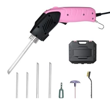 Imagem de RONGTER Faca Elétrica Refrigerada A Ar - Ferramenta De Corte Espuma Com Lâminas E Acessórios, Use O Cortador Para Gravação Faça Você Mesmo