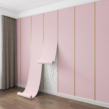 Imagem de Adesivo de parede de cor pura com padrão de cânhamo com padrão de cânhamo para sala de estar, escritório, hotel, fundo adesivo de parede