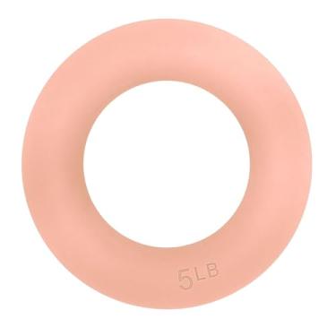 Imagem de simhoa Power 5lbs Weight 2 em 1 Kettlebell Dumbbell Círculo com Peso para Treinamento de Core, Luz Rosa