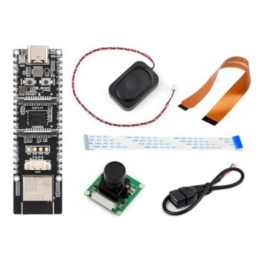 Imagem de Waveshare Placa de desenvolvimento de alto desempenho ESP32-P4-WI-F6, baseada em ESP32-P4 e ESP32-C6, suporta Wi-Fi 6 e Blue-T 5/BLE, pacote com alto-falante e câmera-6 itens