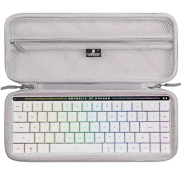 Imagem de Tourmate Capa rígida de armazenamento para teclado ASUS ROG RX/ROG Ace HFX/NX Slimmest 65% - Estojo de viagem para CORBOBO Aula WIN60/GEODMAER/Xtrfy/EPOMAKER/Higround Trailhead (caixa para venda