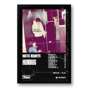 Imagem de Quadro Álbum Spotify Humbug ArcticMonkeys 40x60cm