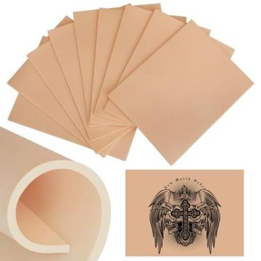 Imagem de Tattoo Practice Skins contém 10 pacotes de silicone profissional - qeq